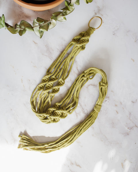 Simple Twist Macrame Plant Hanger