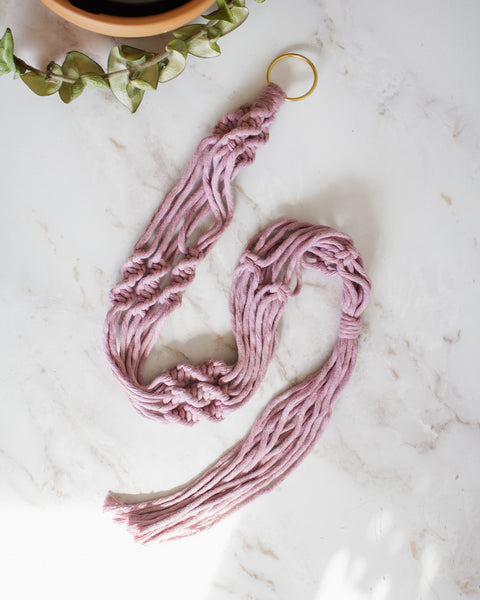 Simple Twist Macrame Plant Hanger