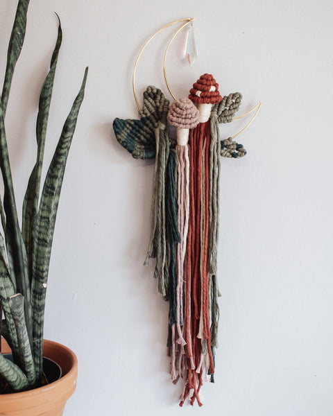 Moon Mushies Suncatcher