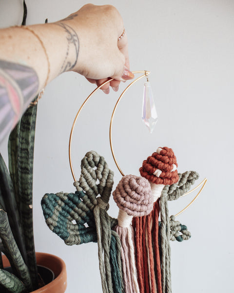 Moon Mushies Suncatcher