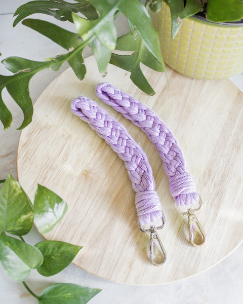 Braided Macrame Wristlet