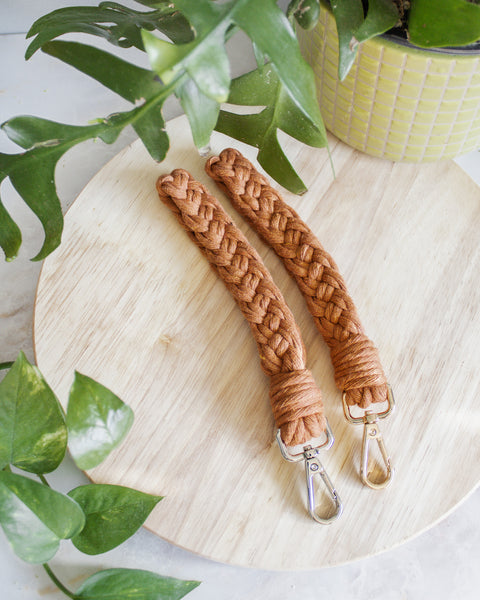 Braided Macrame Wristlet