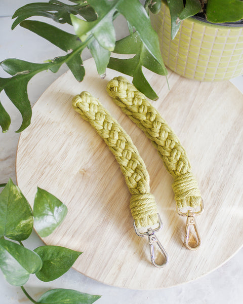 Braided Macrame Wristlet