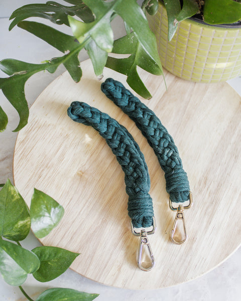 Braided Macrame Wristlet