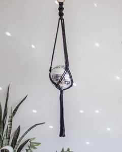 Chunky Twist Macrame Disco Ball Hanger - 6 INCH