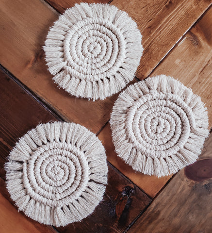 Macramé Coasters