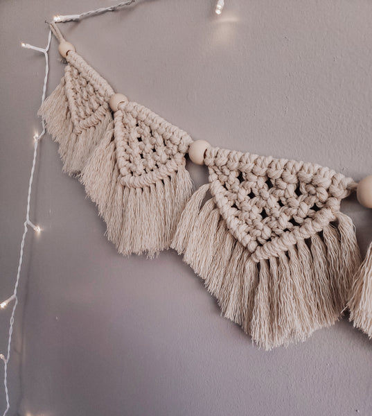 Macramé Garland with Fringe