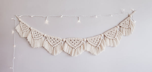 Macramé Garland with Fringe