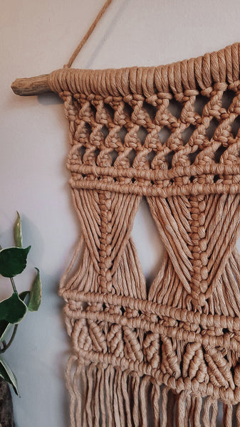 Mocha Macrame Wall Hanging