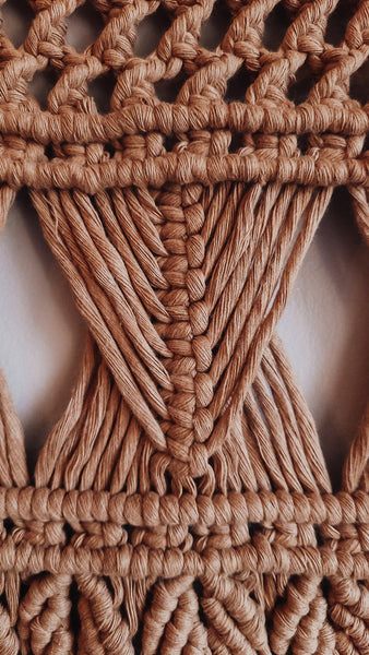 Mocha Macrame Wall Hanging