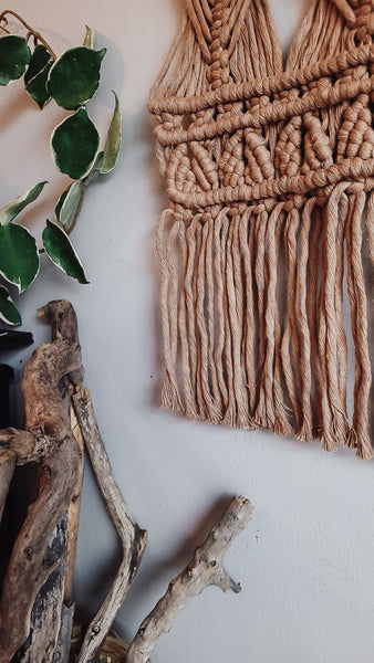 Mocha Macrame Wall Hanging