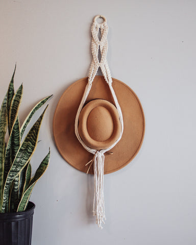 "Rori" - Macrame Hat Hanger