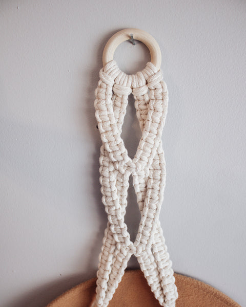 "Rori" - Macrame Hat Hanger