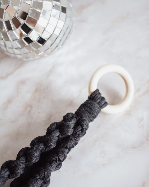 Disco Ball Macrame Hanger