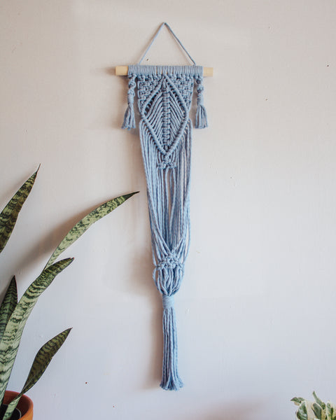 Wall Plant Hanger - "Powder Blue"