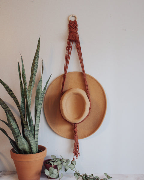 "Dakota" - Macrame Hat Hanger