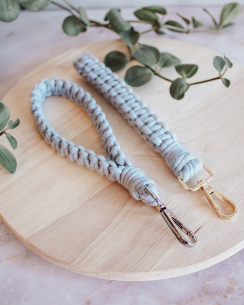 Classic Macrame Wristlet