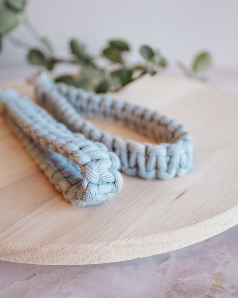 Classic Macrame Wristlet