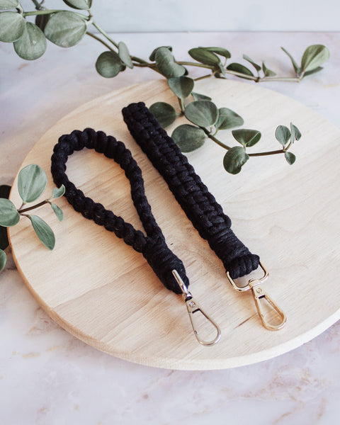 Classic Macrame Wristlet