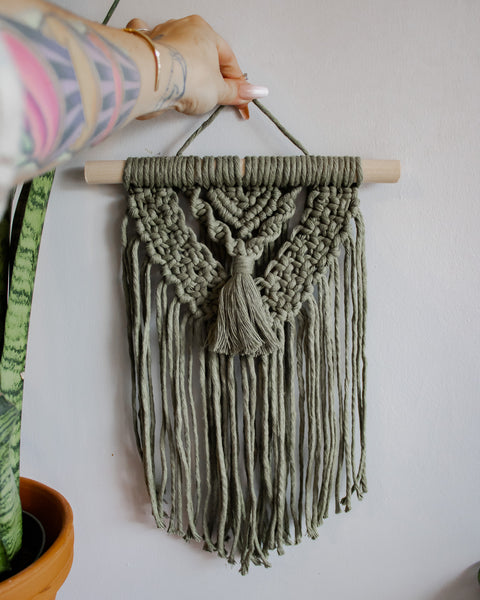 "Piper" - Small Macrame Wall Hanging