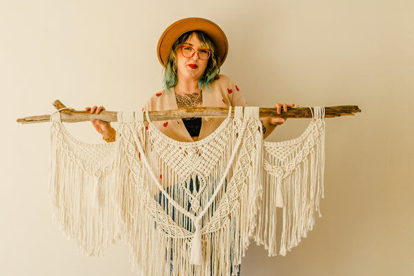 Beachy Babe Macrame Wall Hanging