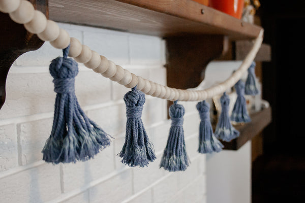 Beaded Garland with Tassels