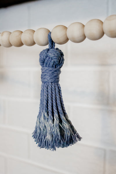 Beaded Garland with Tassels