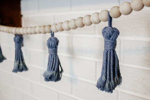 Beaded Garland with Tassels