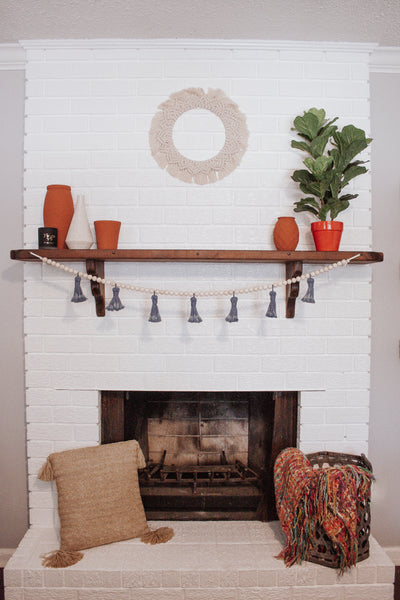 Beaded Garland with Tassels