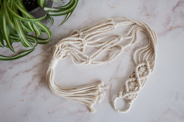 Diamond Top Macramé Plant Hanger