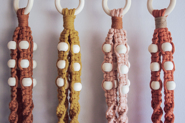 Desert Beaded Twist Macramé Plant Hanger